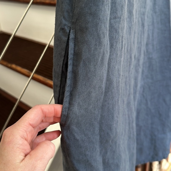 not perfect linen langley slip linen dress - Picture 2 of 5